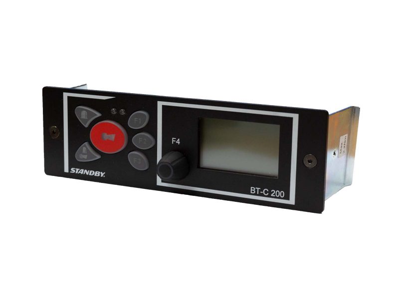 BT-C 200 Control Panel Angle View