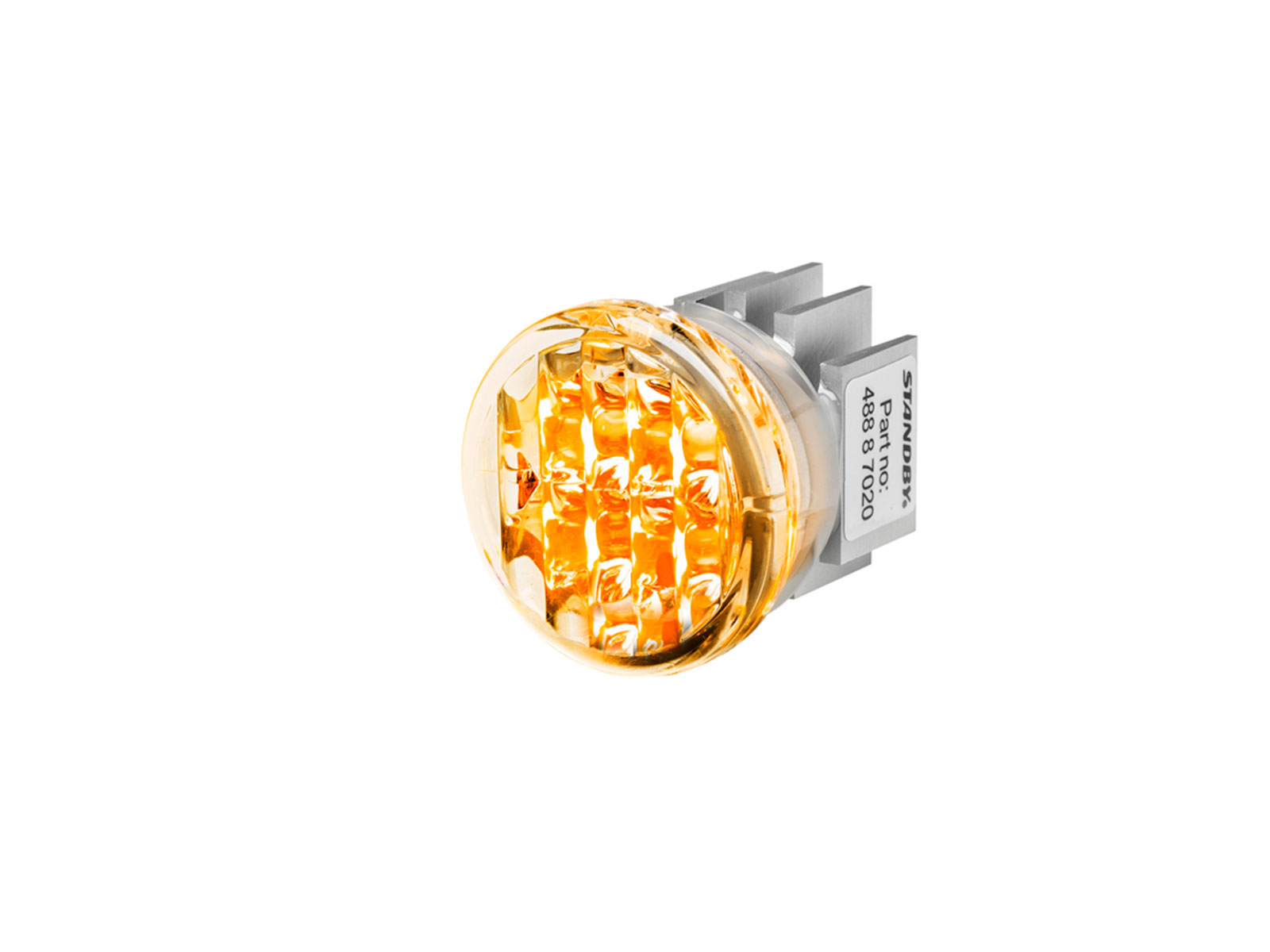 Feu à LED Quartz orange