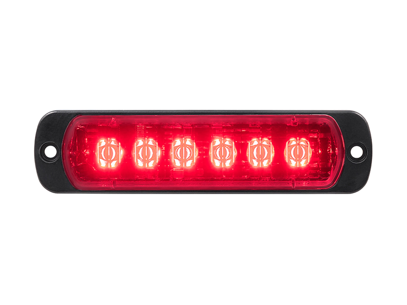L52 Lamp Lit Red Front View