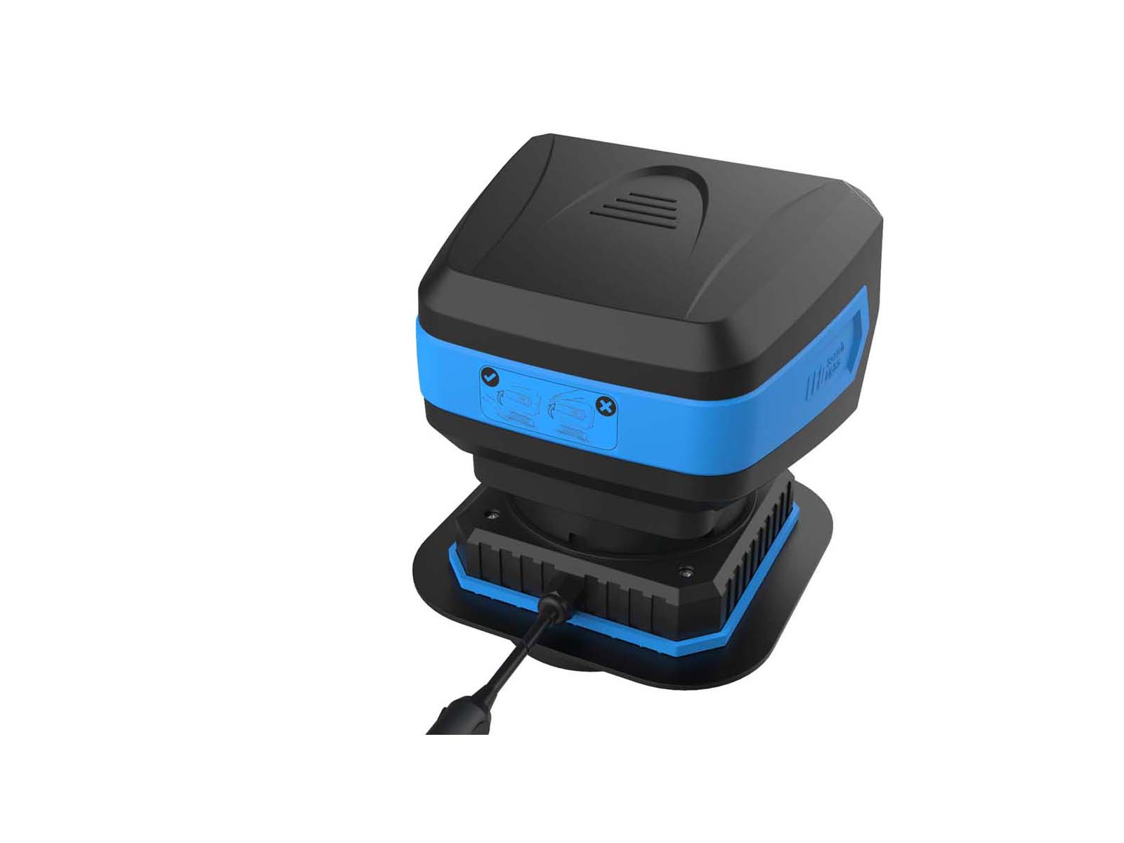 Laser Searchlight 2 Magnetic Rear Angle View