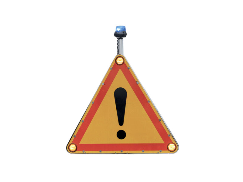 Beacon on telescopic mast