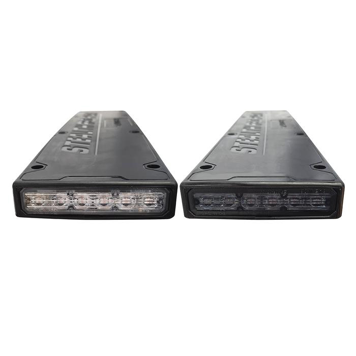 Registreringsplåtshållare blått varningsljus - Bild 6