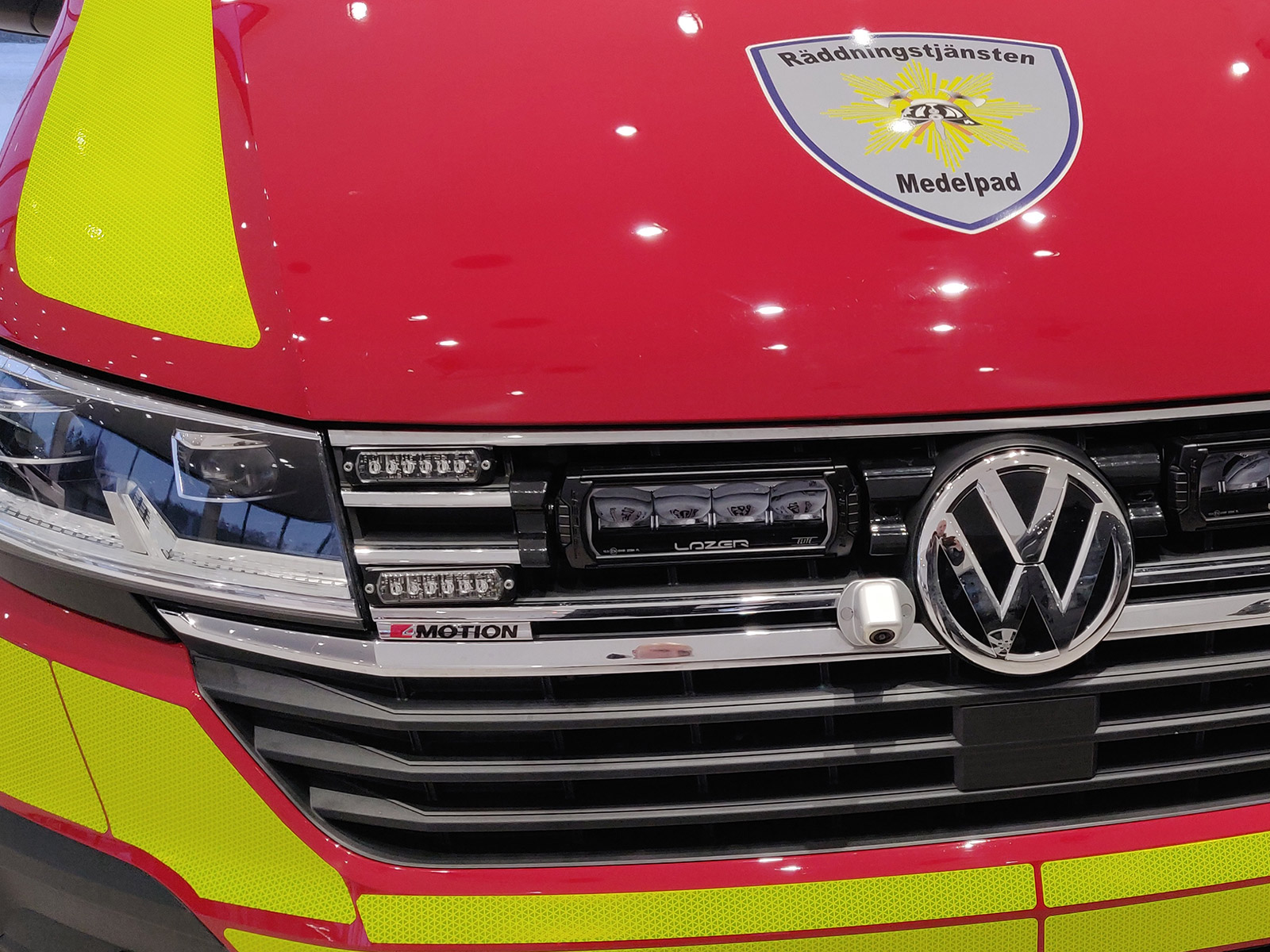 VW Transporter Ledningsfordon grill