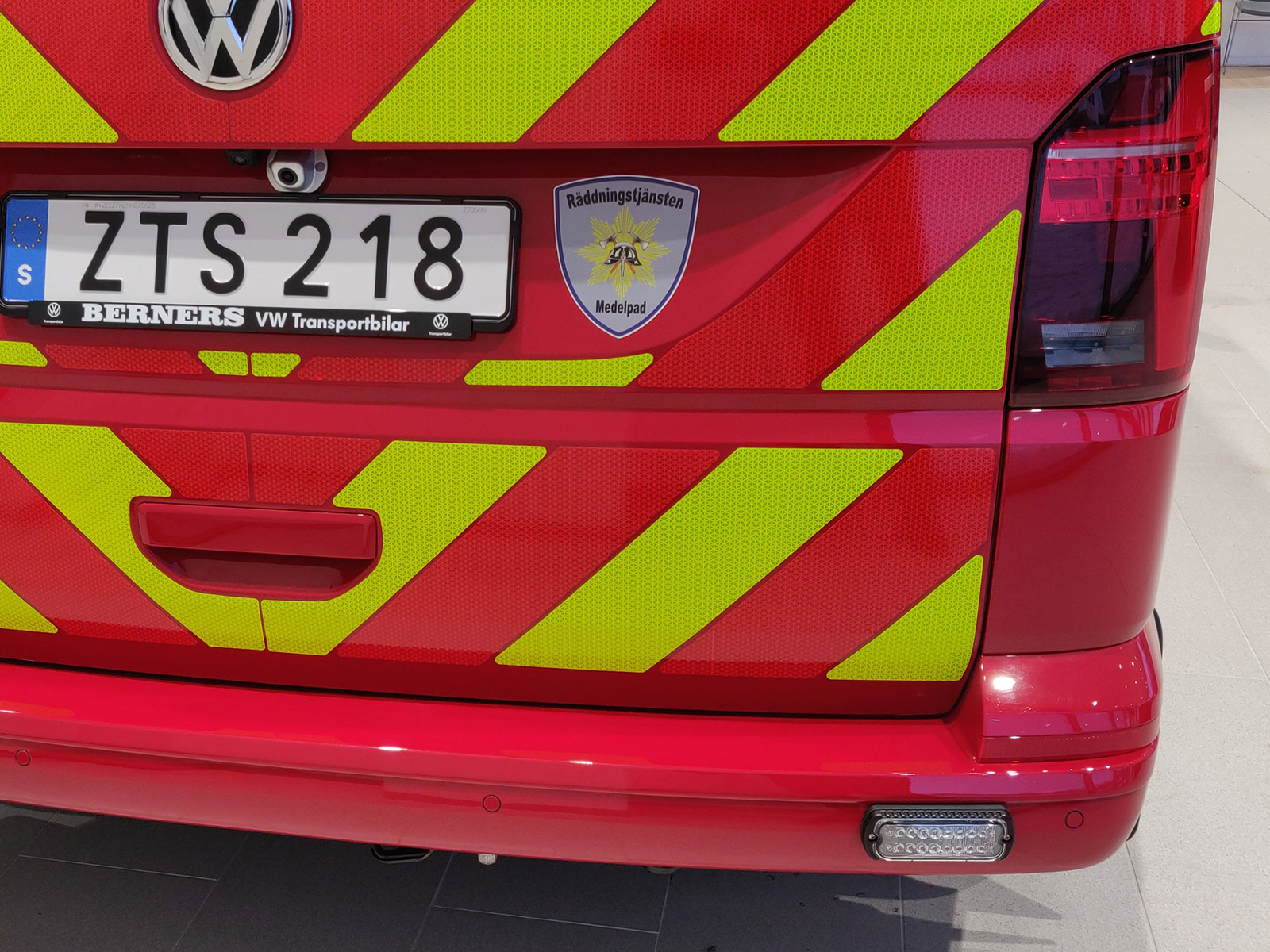 VW Transporter Ledningsfordon bak