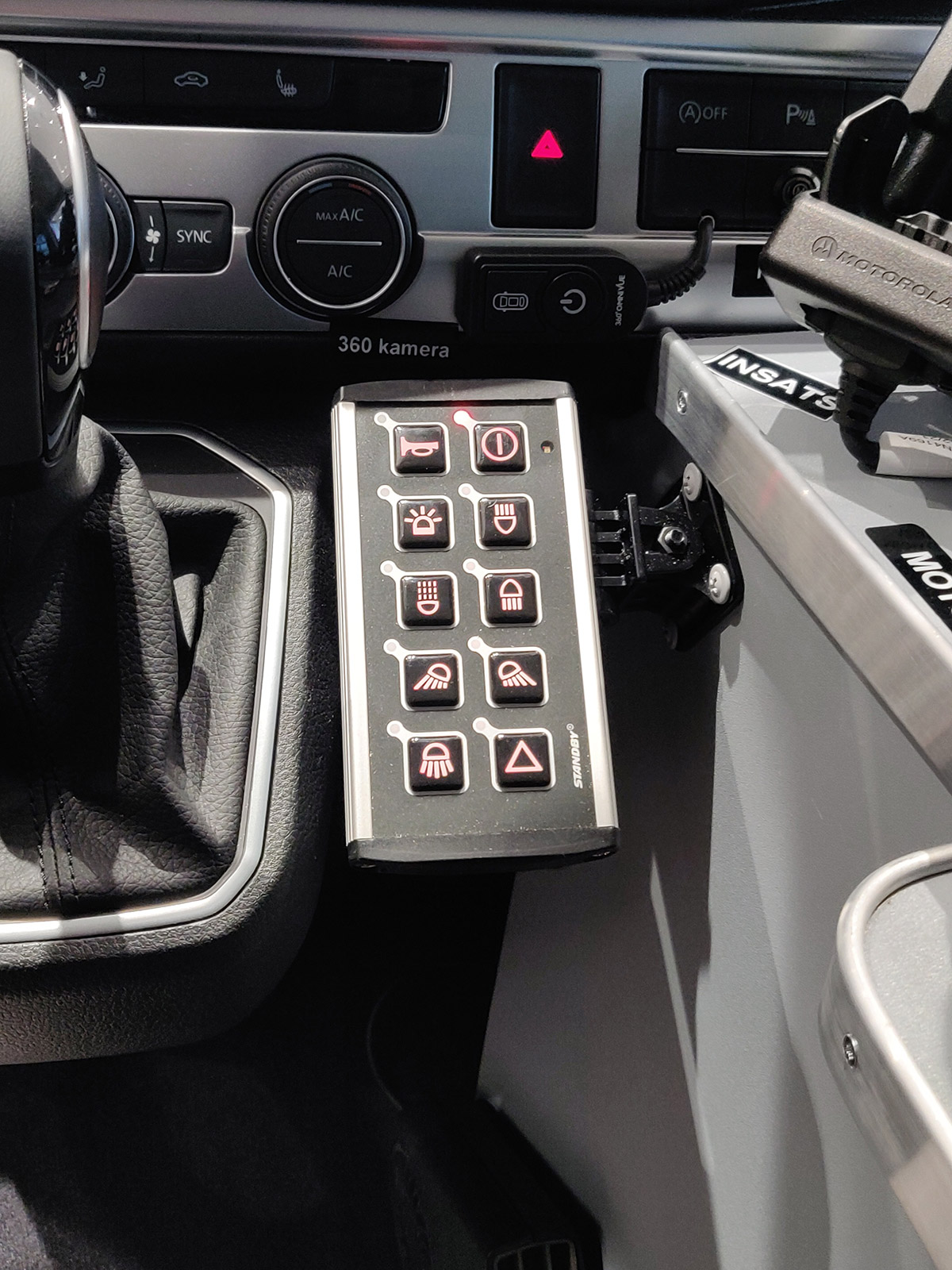 VW Transporter Ledningsfordon interiör