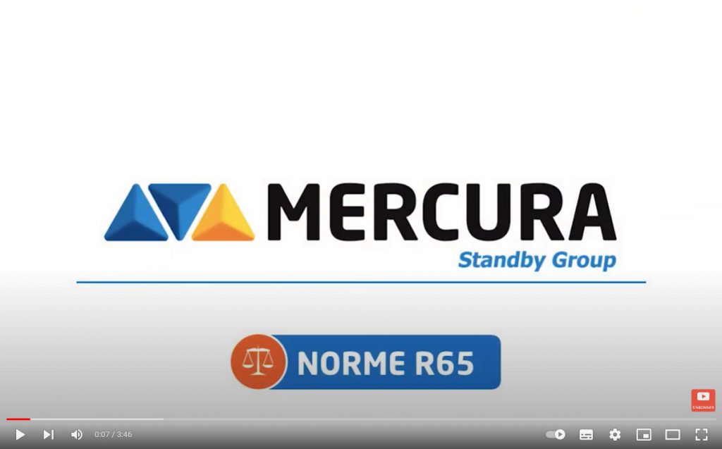 Vidéo de présentation norme R65