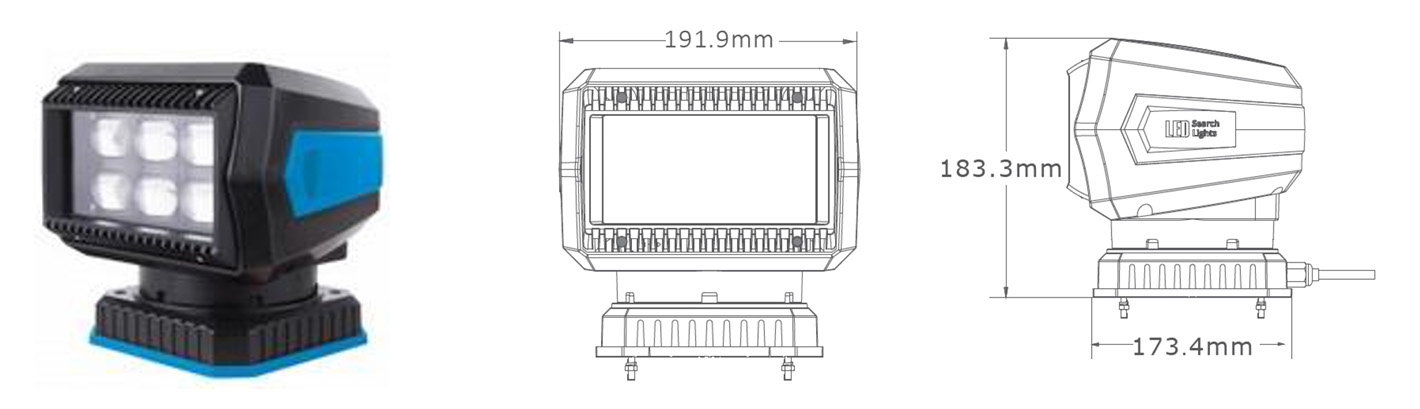 Schema - projecteur laser fixe