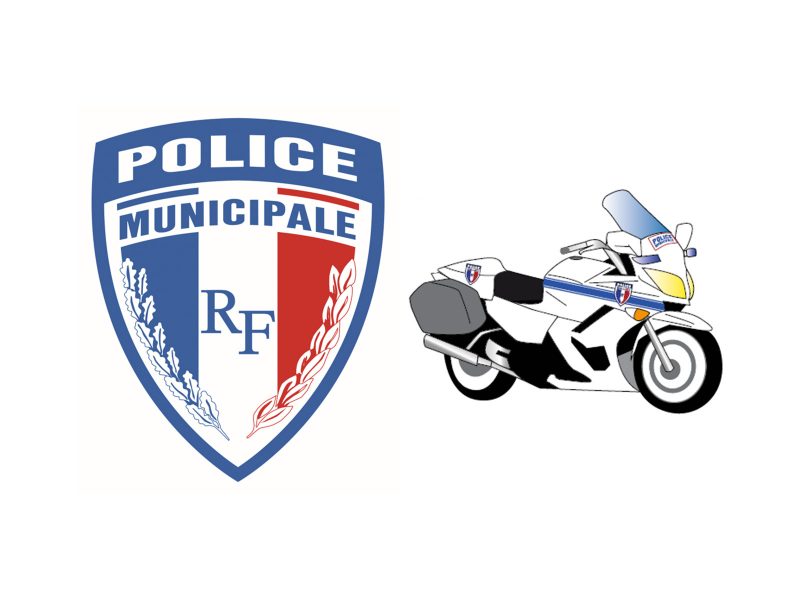 Kit 2 roues complet sérigraphie police municipale moto
