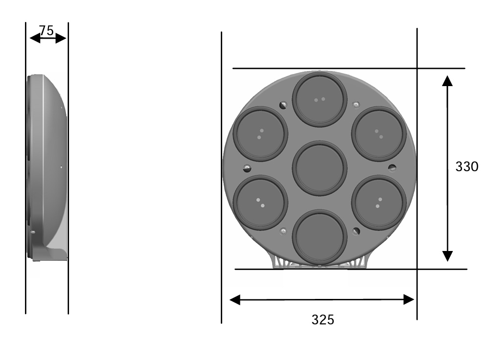 Schema - feu 300 mm L9H