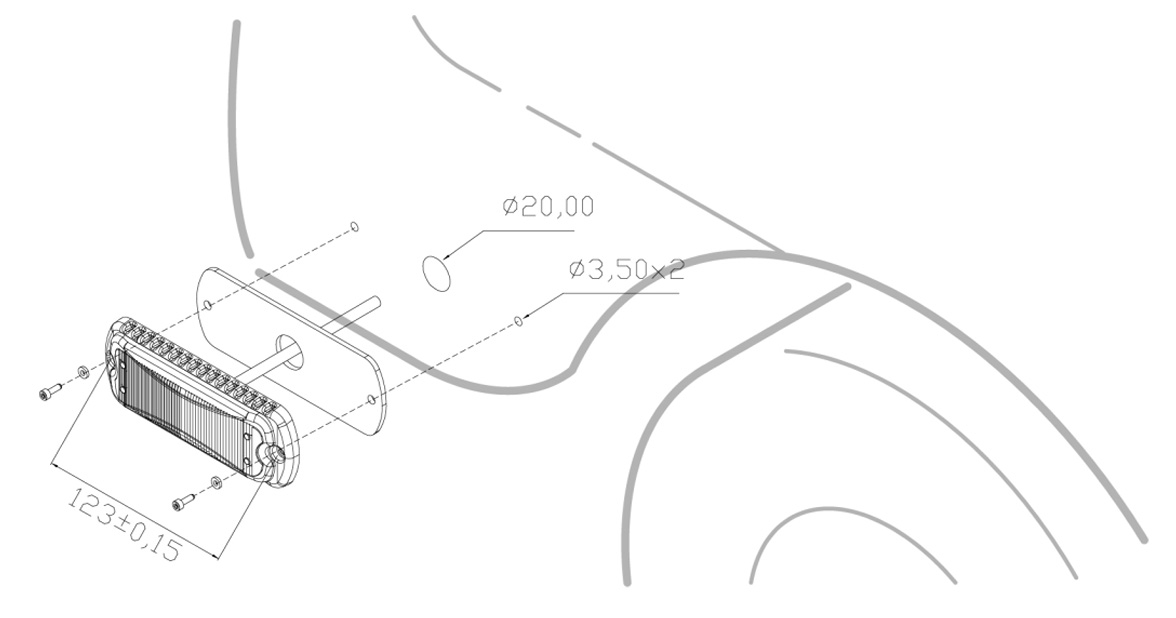 Schema - installation feu pénétration L56