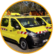 Signalisation lumineuse pour véhicule de service