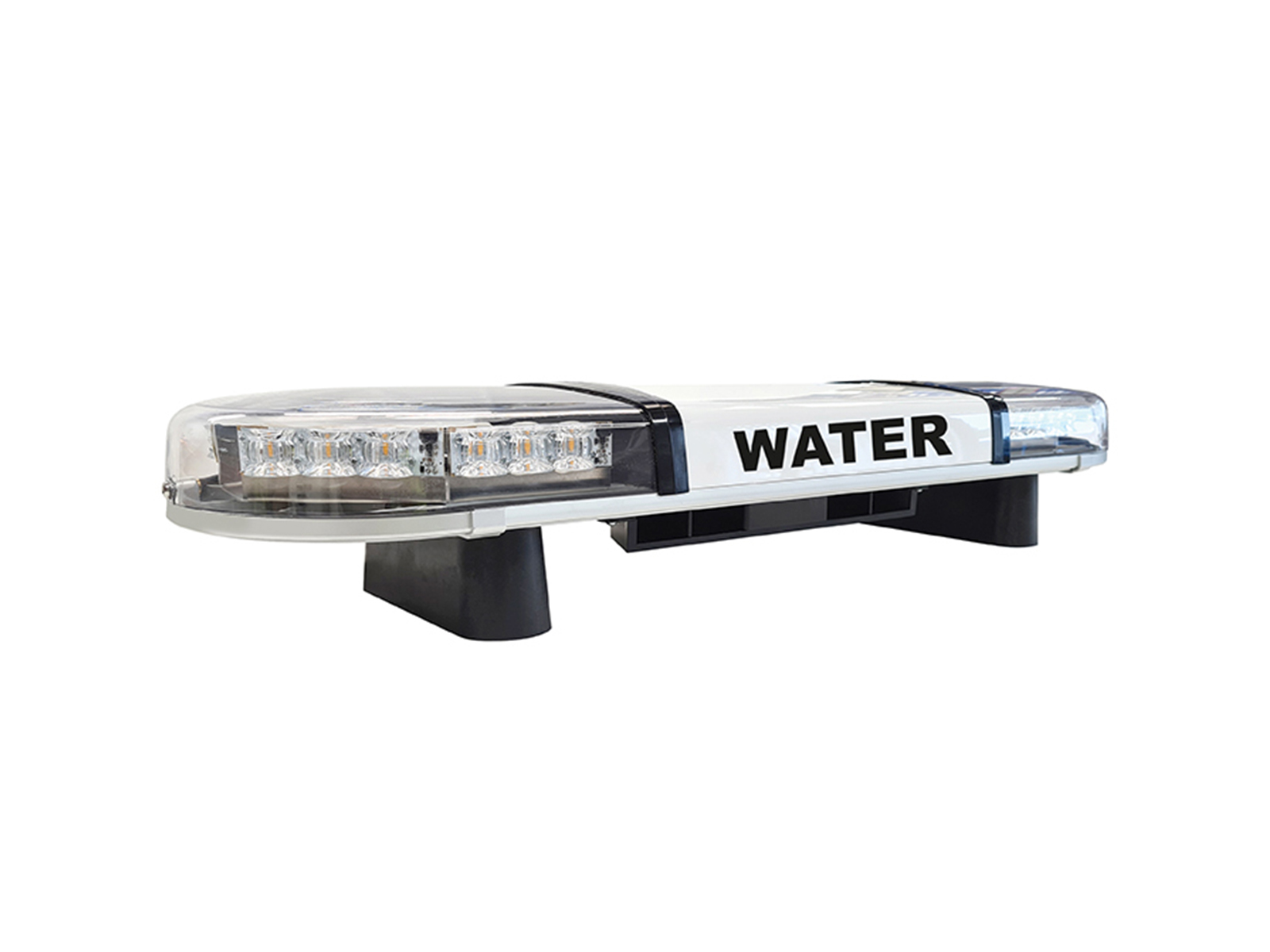HUR-NA29C-00X / HUR-NA39C-00X Hurricane Recovery Lightbar Amber Unlit Angle Water Livery
