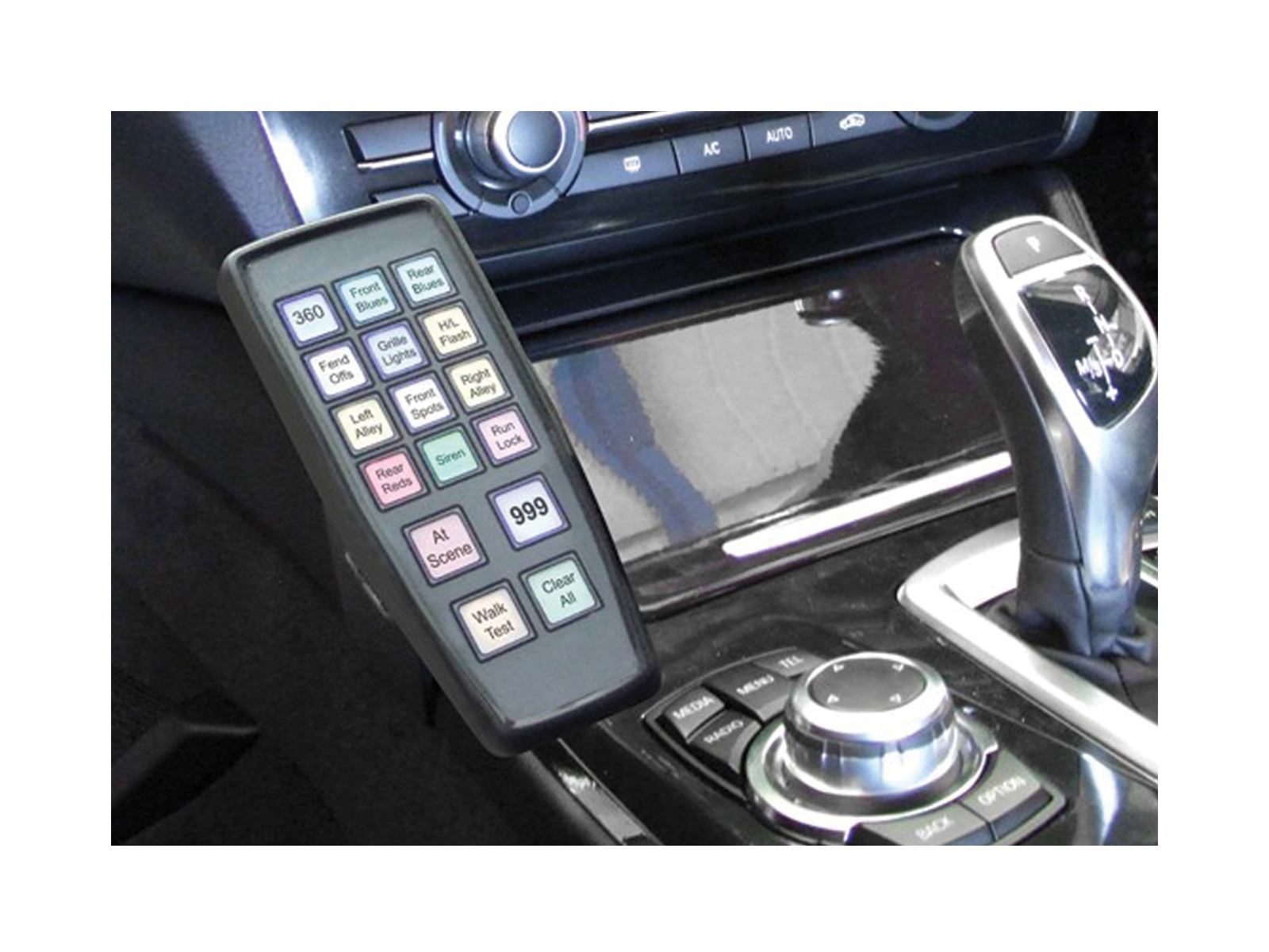 MCS-T17 Universal Handset Plus Mounted on Dash 3
