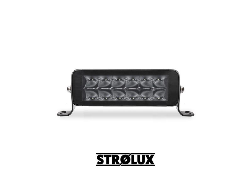 Strølux Double Row LED Work Light Bar 5W Osram 8" Double Row 12 LEDs