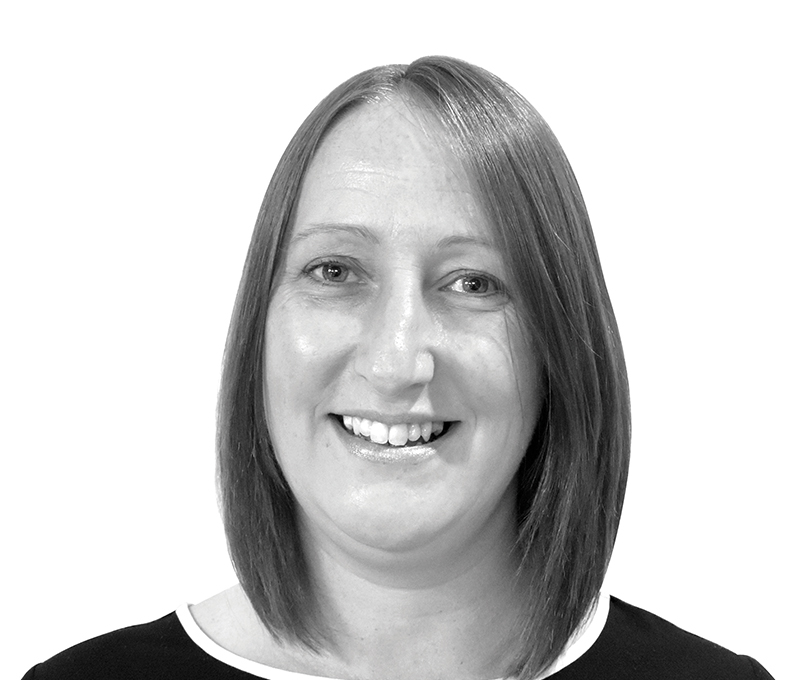 Emma Lewis is Standby UK's Accounts Administrator, this is her black and white headshot.