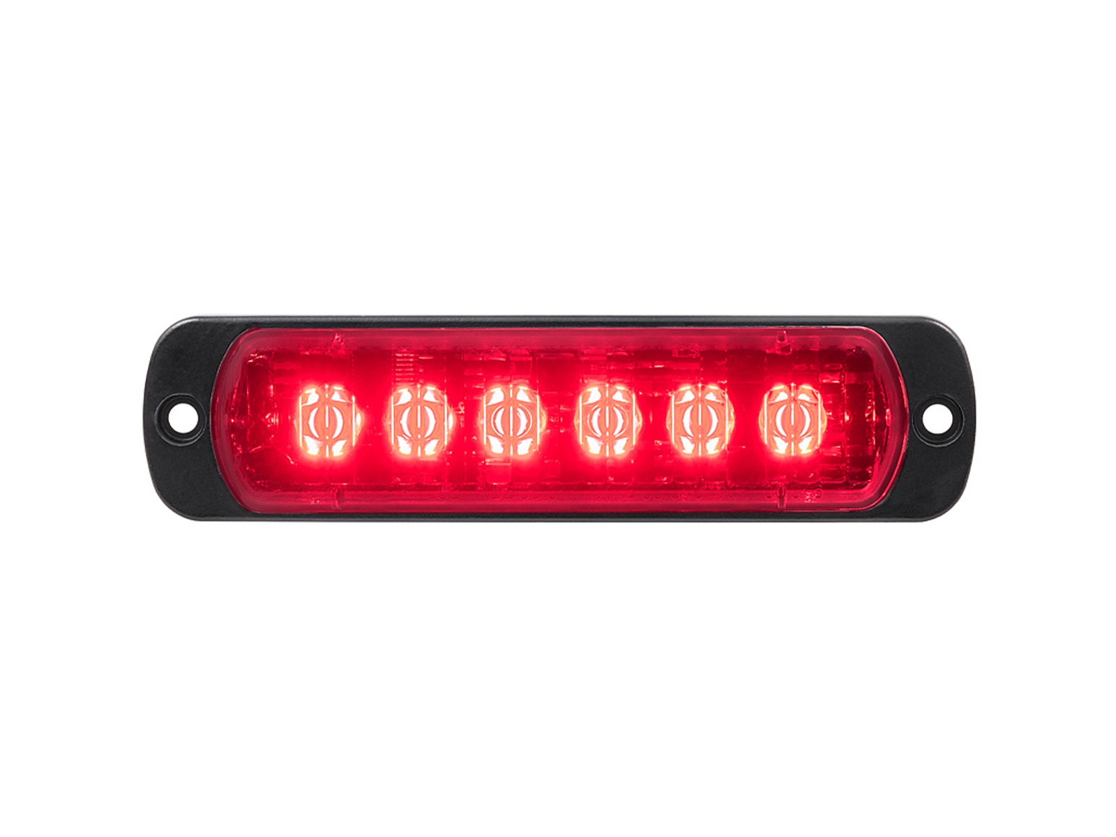 L52 LED Lamp Single Colour Red Horizontal Front View