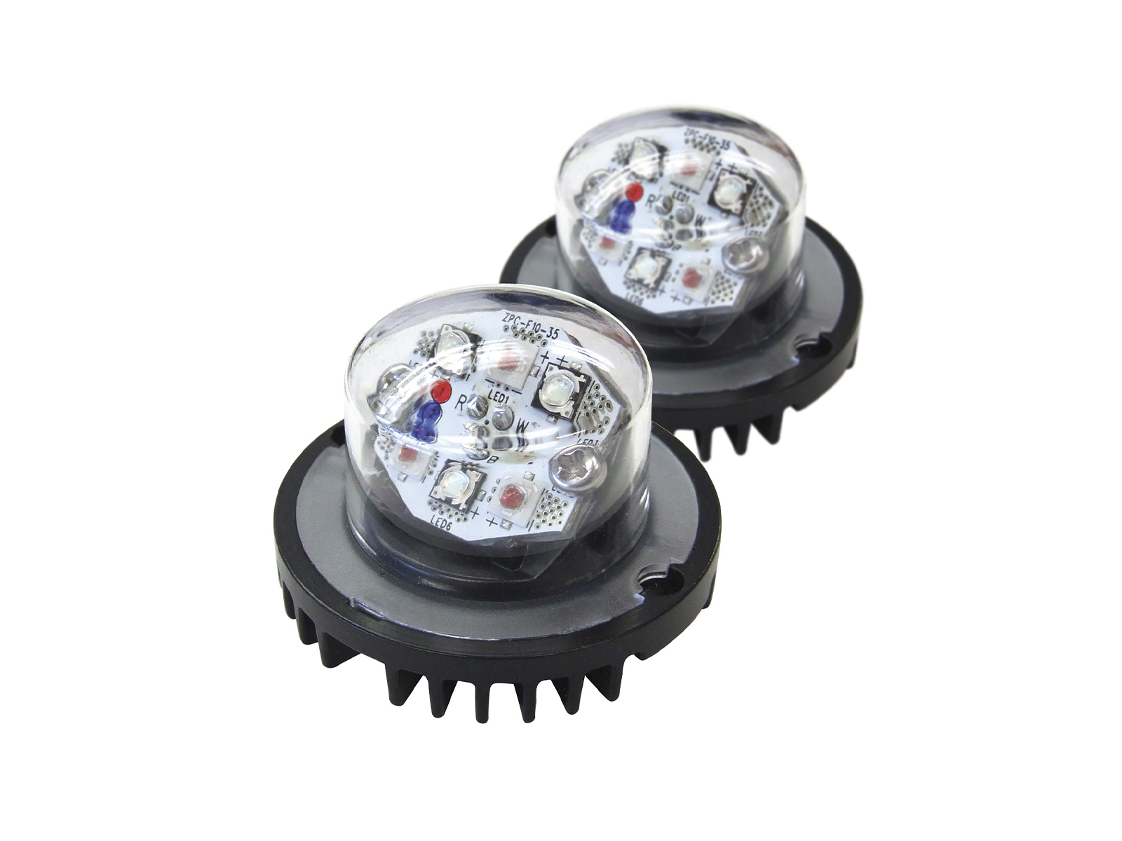 Directional Fend-off Covert LED Modules - Pair (S-HAL06) Unlit no Cables