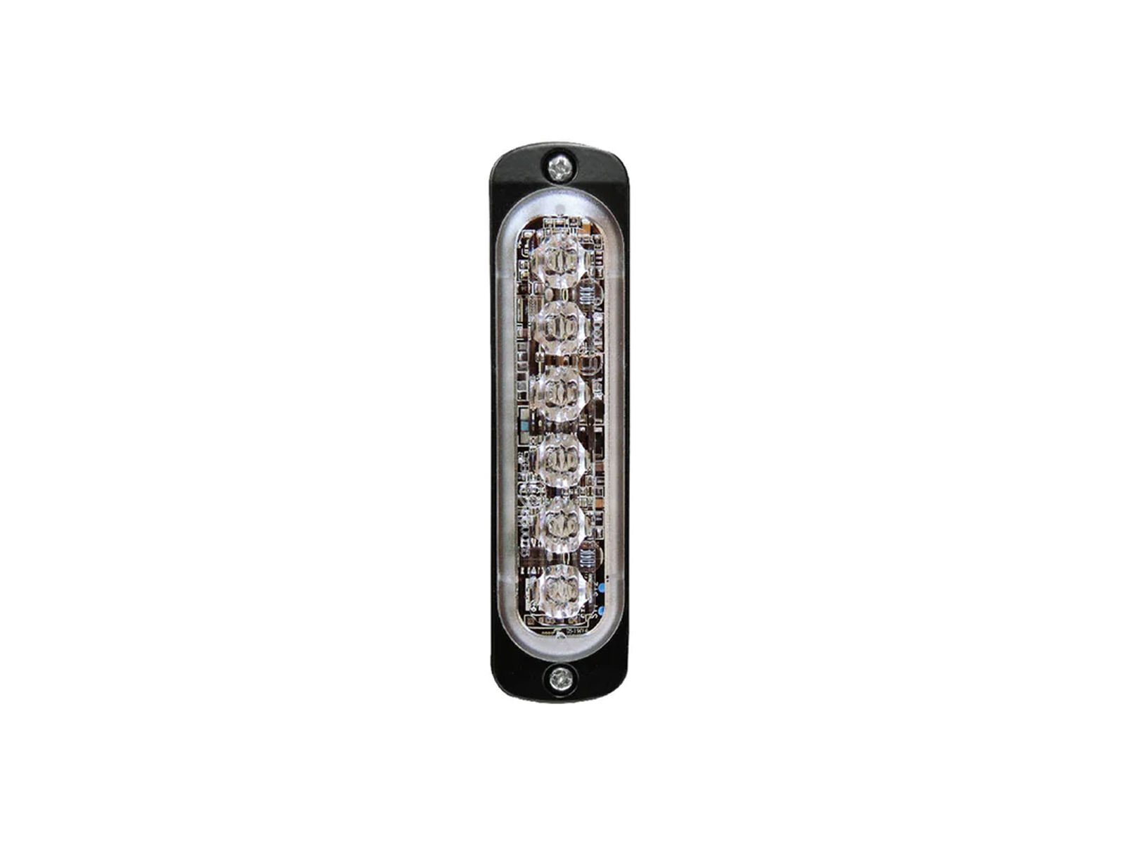 Super-Thin Single Colour 6-LED Module Front View Unlit Vertical