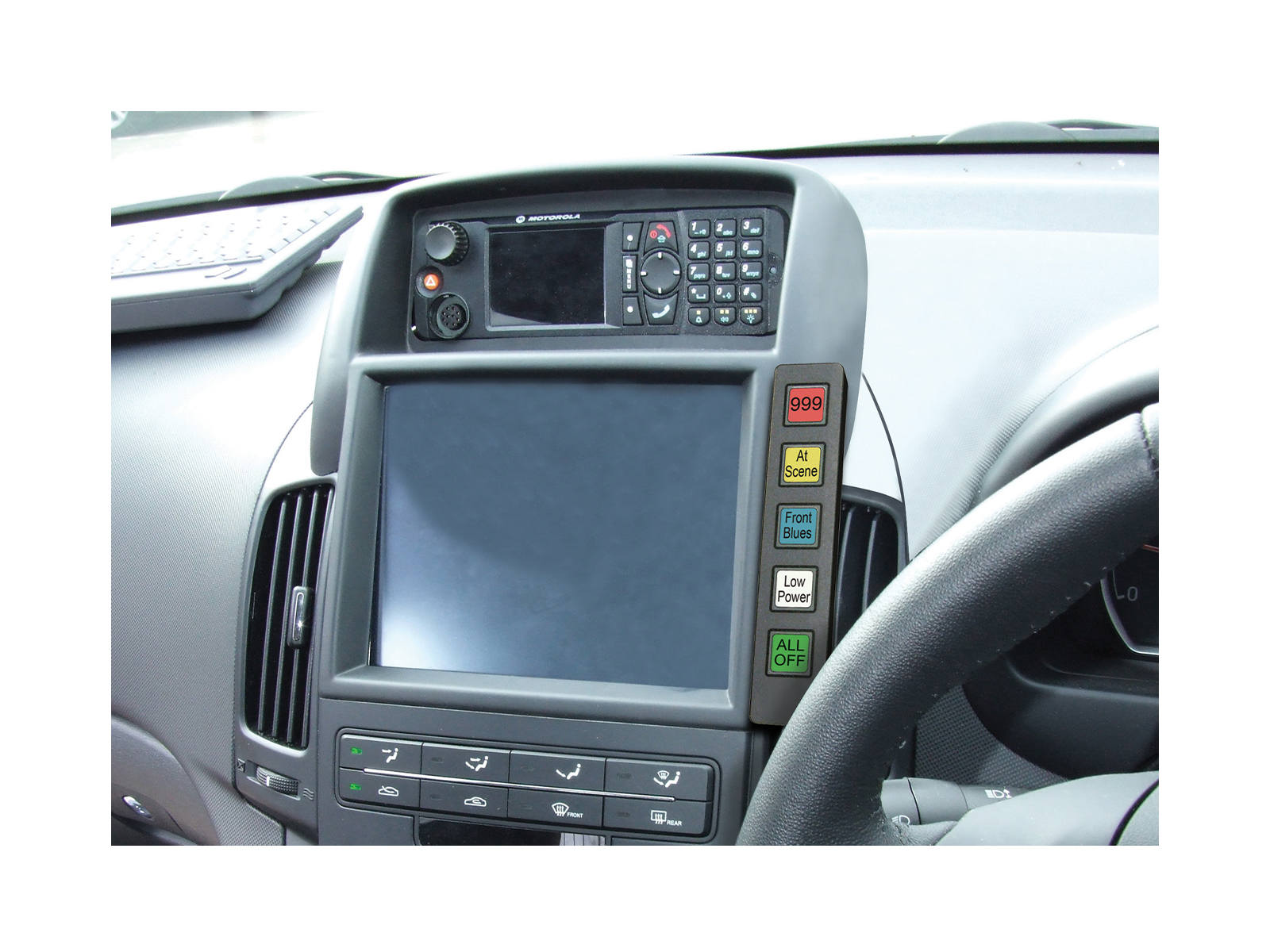 MCS-F5 Slimline Switch Unit Mounted Near Centre Console 4 Button