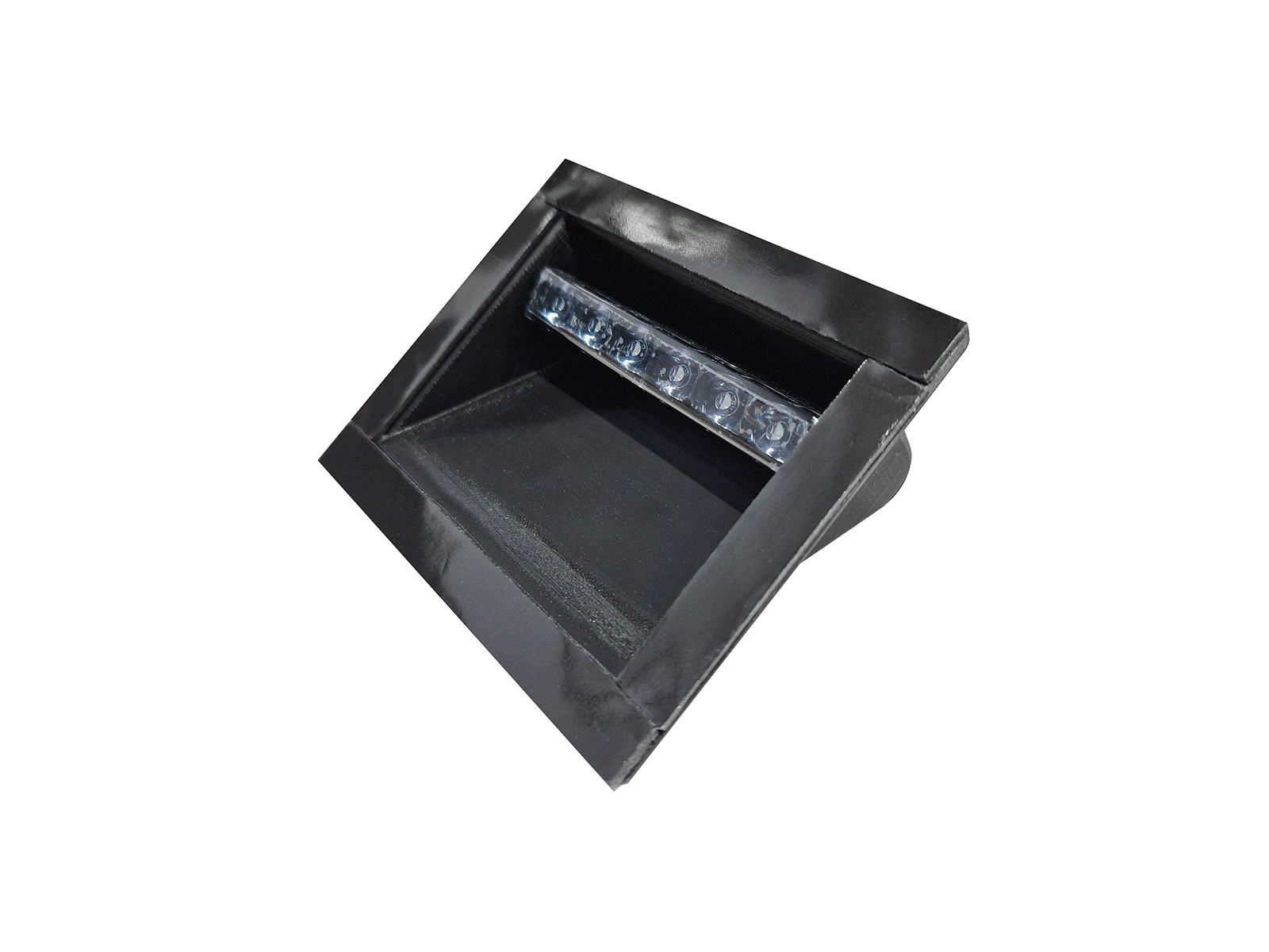 Edge Dagger Adjustable Shield Front Angle View with Unlit Edge Dagger Module